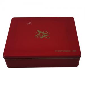 China Large Rectangular Anniversary Gift Tin Box Set For Multipurpose Packaging OEM ODM on sale