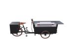Box Structure Breakfast Mobile BBQ Grilled Food Tricycle
