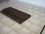 Brown All Weather Patio KD Resin Wicker Storage Box With Air Pump