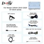 Wireless carplay android auto module for Infiniti G37 G25 Q40 Q60 370GT skyline