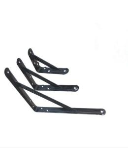Wholesale Large Metal Floating Shelf Brackets , Industrial Iron Shelf Brackets Long Durability from china suppliers