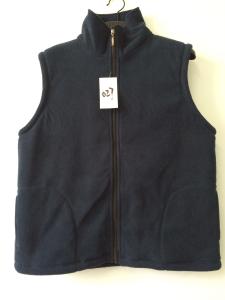 Wholesale winter vest, warm waist coat, navy, S-3XL, polar fleece with sherpa lining from china suppliers