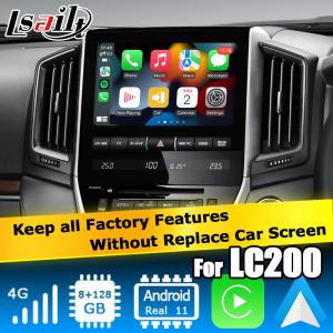 Wholesale Toyota Land Cruiser LC200 Android video interface 8+128GB powered by Qualcomm with carplay android auto from china suppliers