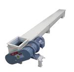 Industrial-Grade U-Channel Spiral-Driven Plastic Granule Cement Mortar Sludge