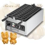Animal Shaped Snacks Waffle Maker with Non-stick Coated Plate and Adjustable
