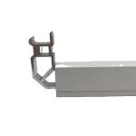 H10mm Aluminum Corner Joint For Double Glazed Tempered Glass Sliding Entrance