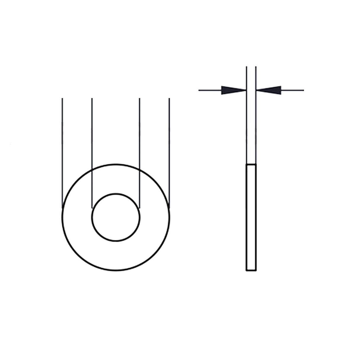 Durable Dacromet Geomet HDG Spring Washers for Large Plain Carbon Steel Sizes 4.8-12.9 meeting DIN125 Din9021 Standards