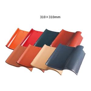 Wholesale Residential Roof Sheet Matte Ceramic Roof Tile Spanish Style Villa Roofing Material from china suppliers