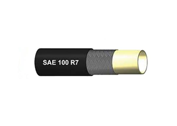 High Pressure Hydraulic Rubber Hose Synthetic Fibber Braided Rubber Resin SAE100