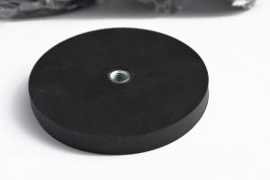 Wholesale Kellin Neodymium Pot Magnet Dia 66mm Multi-Poles Rubber Coated Neodymium NdFeB Pot Permanent Type Magnet With Thread Rod from china suppliers