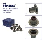 Original Auto Engine Exhaust Valve Stem Oil Seal Ring Kit Black 12482062