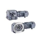 Flange Mounted Helical Worm Gearmotor S Series For Food Packing Machine