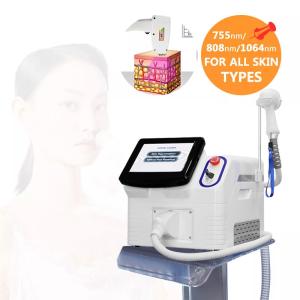 Wholesale Custom Portable 808nm Diode Laser Hair Removal Machine For Face And Body from china suppliers