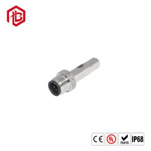 Wholesale IP67 Circular Female Male M12 2 3 4 5 6 8 Pin Front Panel Mount LED Circular Cable Waterproof Wire Connector from china suppliers