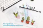 slider zipper pvc pouch clear vinyl pvc k bag, water proof cosmetic vinyl PVC