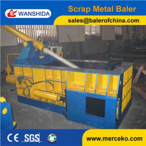 Wholesale Side Push out scrap steel balers to compress Tin Cans with 100ton Hand Valve Control from china suppliers