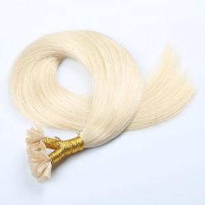 China Straight Nail Clip In Hair Extensions , Curly Nail Tip Hair Extensions on sale