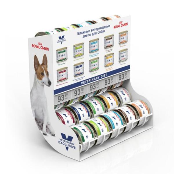 Self Vending Pet Dog Food Display Rack Supermarket Display Wire Racks For Retail