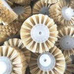 Tufted Sisal Roller Brush Tampico Brush For Polishing Wax And Cleaning Before