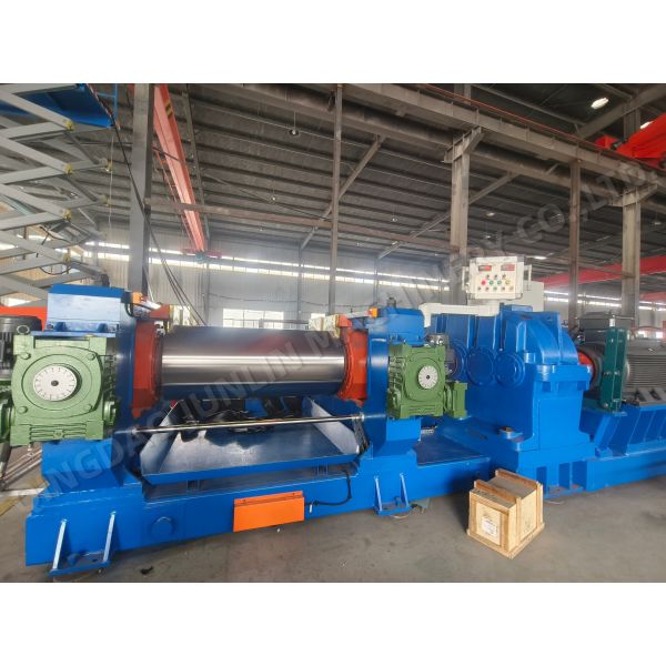 High Performance XK-660 Two Roll Rubber Open Mixing Mill With PLC Control