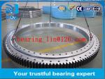 Worm drive Three-row roller slewing bearing , slewing bearing