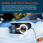 LED Headlights Sealed Beam Head Lights High/Low Beam Light Source Type LED 5x7