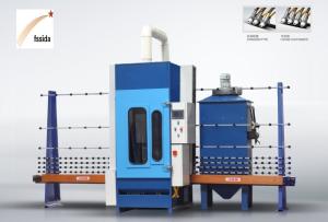 Wholesale Automatic PLC Vertical Glass Sandblasting Machine for Bathroom Opaque Dark Glass from china suppliers