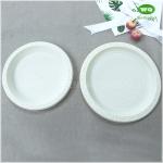 Biodegradable Corn Starch Plastic Plate 6 Inch,Easy Green Bioplastic Plate 7inch