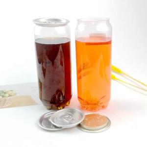 Wholesale Labeling 650ml PET Plastic Cold Brew Coffee Jar With RPT EOE Lid from china suppliers