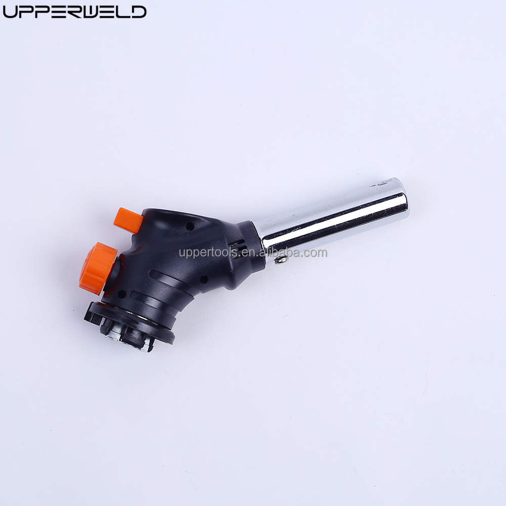 Camping Butane Gas Torch Portable Flame Gun Kitchen Blow Torch with Adjustable Flame