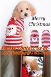 Dog snowflake pattern jacquard sweater, sweaters, crochet Pet Sweater, knit dog