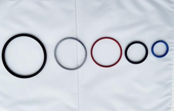 Very Tensile Strength Round PTFE Coated O Ring FDA Approved for Food Application