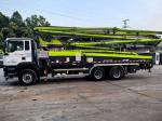 2023 Year Zoomlion 49M Sitrak Chassis Concrete Pump Truck in Green Color for