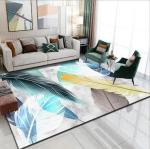 North European Feather Crystal Velvet Floor Carpets For Sofa Bedroom And Living