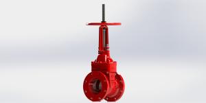Wholesale Flange / Groove Type UL FM gate valve Ductile Iron Handwheel Founded from china suppliers