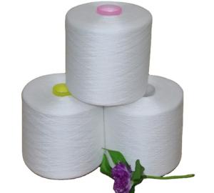 Wholesale 20/3 30/2 40/2 100% Ring Spun Polyester Yarn Raw White Polyester Twisted Yarn from china suppliers