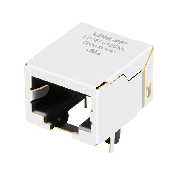 LPJEF910DNL Without Led Side Entry Pcb Panel Mount RJ45 Jack Without Integrated