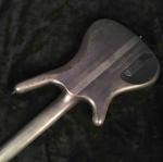 4 Strings Bass Guitar Transparent Black Color with Mahogany Body Maple Neck