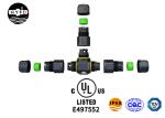 Multi Plug 12.5mm CQC T Shaped Electrical Connector