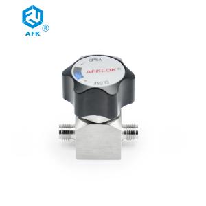 Wholesale Low Pressure Manual Stainless Steel Diaphragm Valve 1/4in 150psi For Nitrogen Oxygen Helium from china suppliers