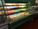 Vegetable Multideck Chiller Fruit / Beverage Open Display Fridge For Supermarket