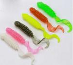 TPE Paddle Tail Shad Bait for Bass Fishing Soft Plastic Swimbaits