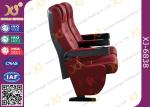 Strong Durable 3D Movie Theater Chairs Floor Fixed With Folding Cupholder