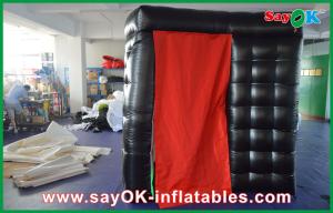 Wholesale Inflatable Photo Booth Rental Convenience Black LED PortableInflatable Photo Booth With 2 Doors from china suppliers