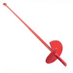 Q235 Material Earth Auger Anchors 48" 5/8" Rod With 6" Helix Painted