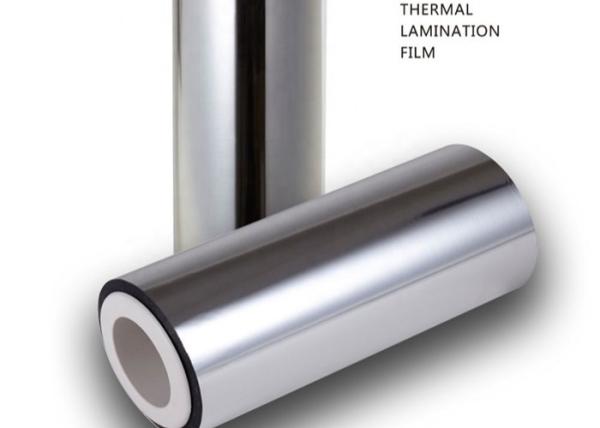 Plasma-Polished Metallic Substrate BOPP Thermal Lamination Film 21μm Nano-Gloss