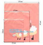 Clear poly leakproof plastic slider zipper bags for packaging, slider zipper