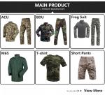 Men's BDU Rip Stop Trouser+Jacket EDC Tactical Combat Pants Military Uniform