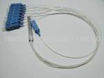GPON 1 x 8 Fiber Optic Plc Splitter Blockless Splitter Module With 0.9mm Cable