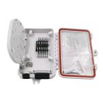 1*8 PLC Splitter 12 Cable Entrance FTTH Optical Fiber Distribution Box